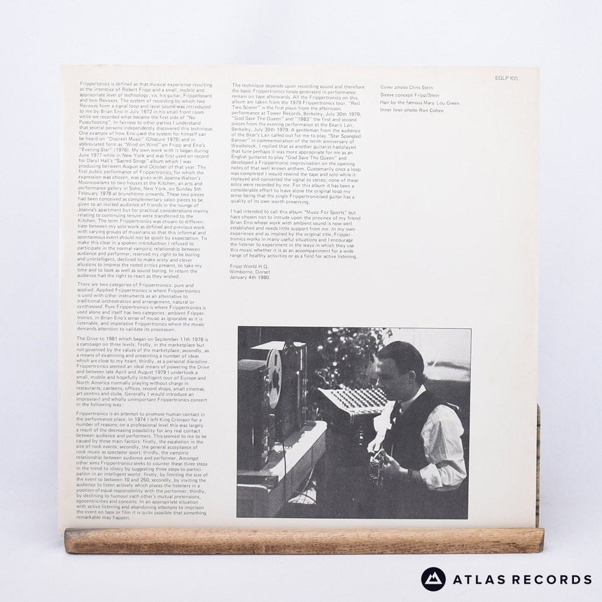 Robert Fripp - God Save The Queen - LP Vinyl Record - EX/EX