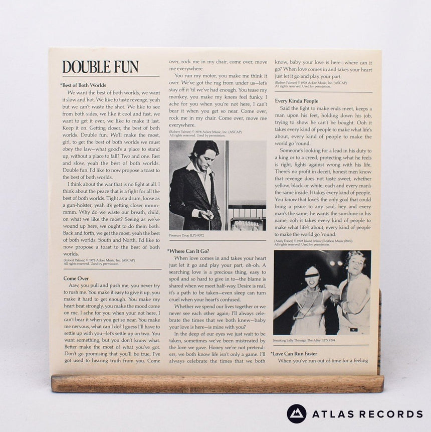 Robert Palmer - Double Fun - LP Vinyl Record - VG+/VG+