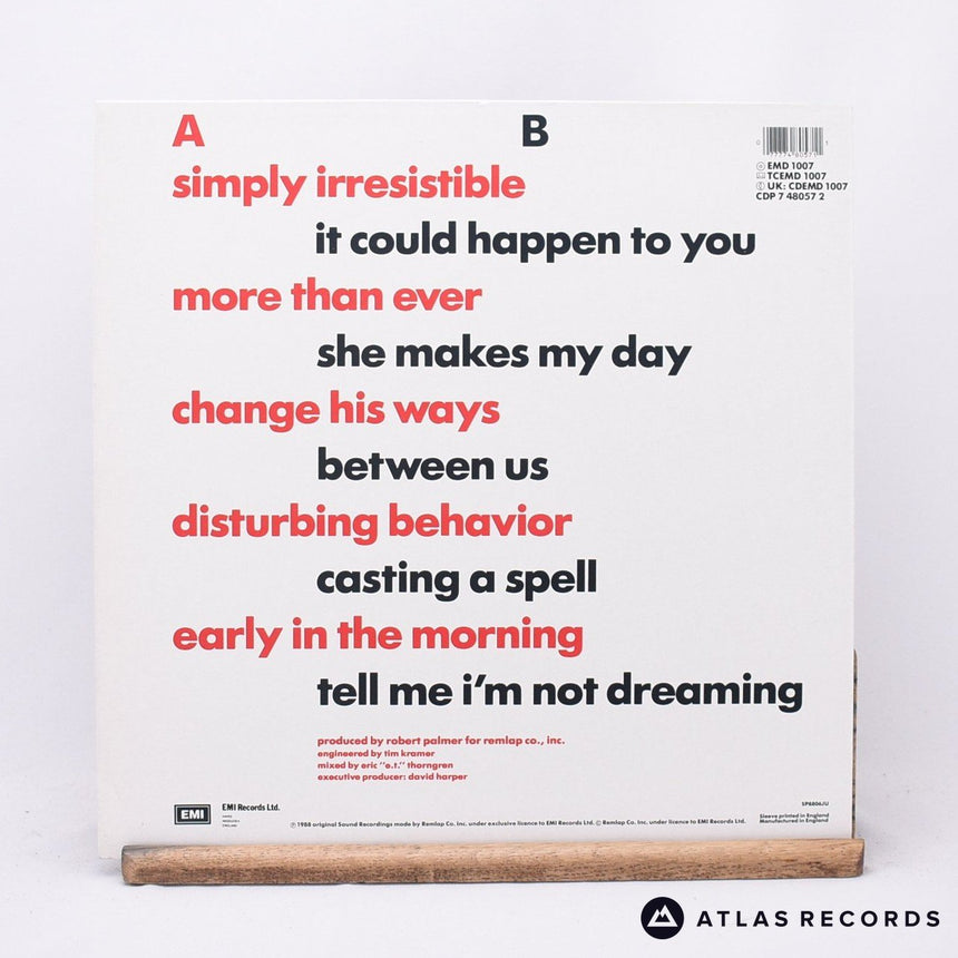 Robert Palmer - Heavy Nova - LP Vinyl Record - EX/EX