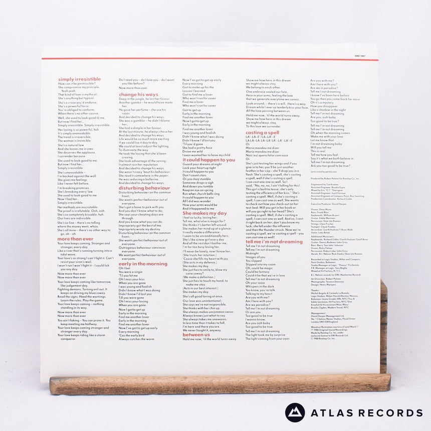 Robert Palmer - Heavy Nova - LP Vinyl Record - EX/EX