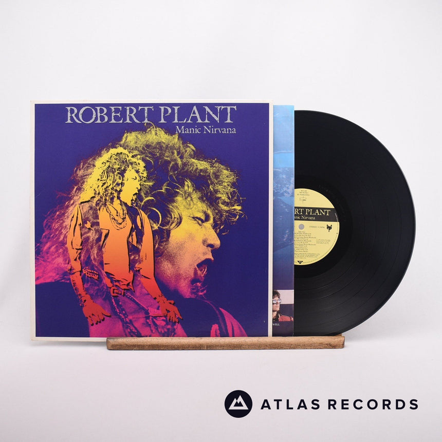 Robert Plant Manic Nirvana LP Vinyl Record - Front Cover & Record