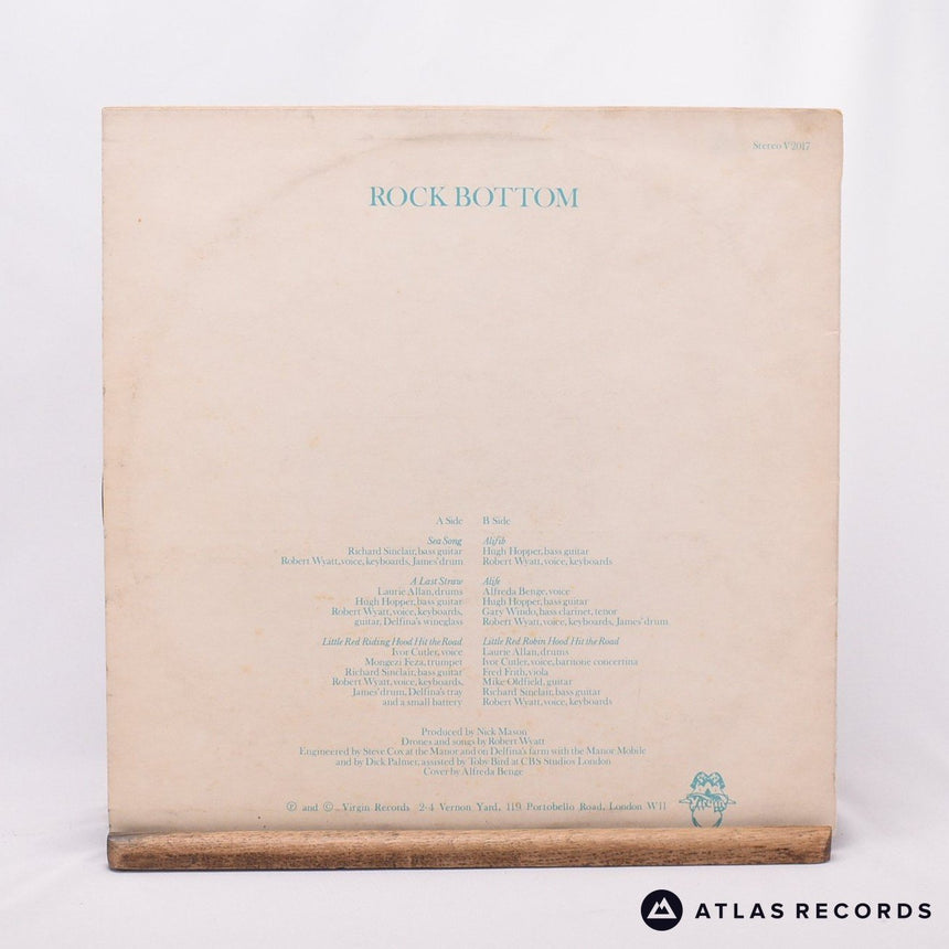 Robert Wyatt - Rock Bottom - First Uk Press A-2 B-1 LP Vinyl Record - VG/EX