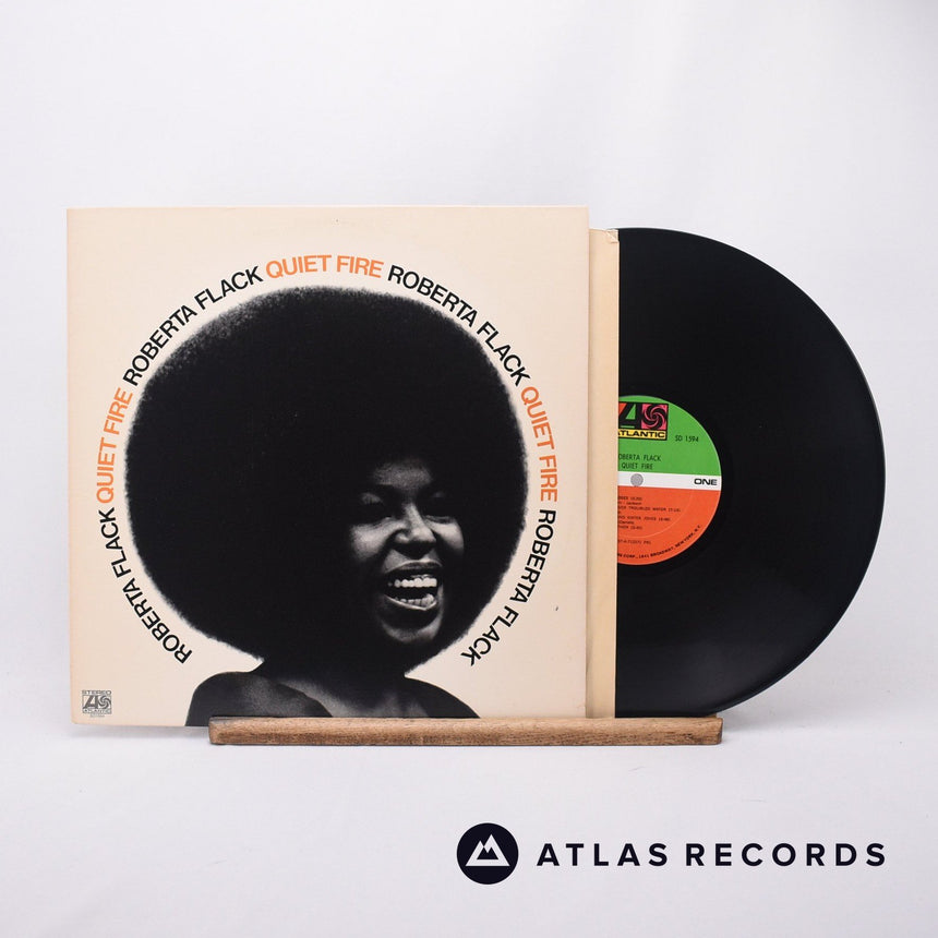 Roberta Flack Quiet Fire LP Vinyl Record - Front Cover & Record