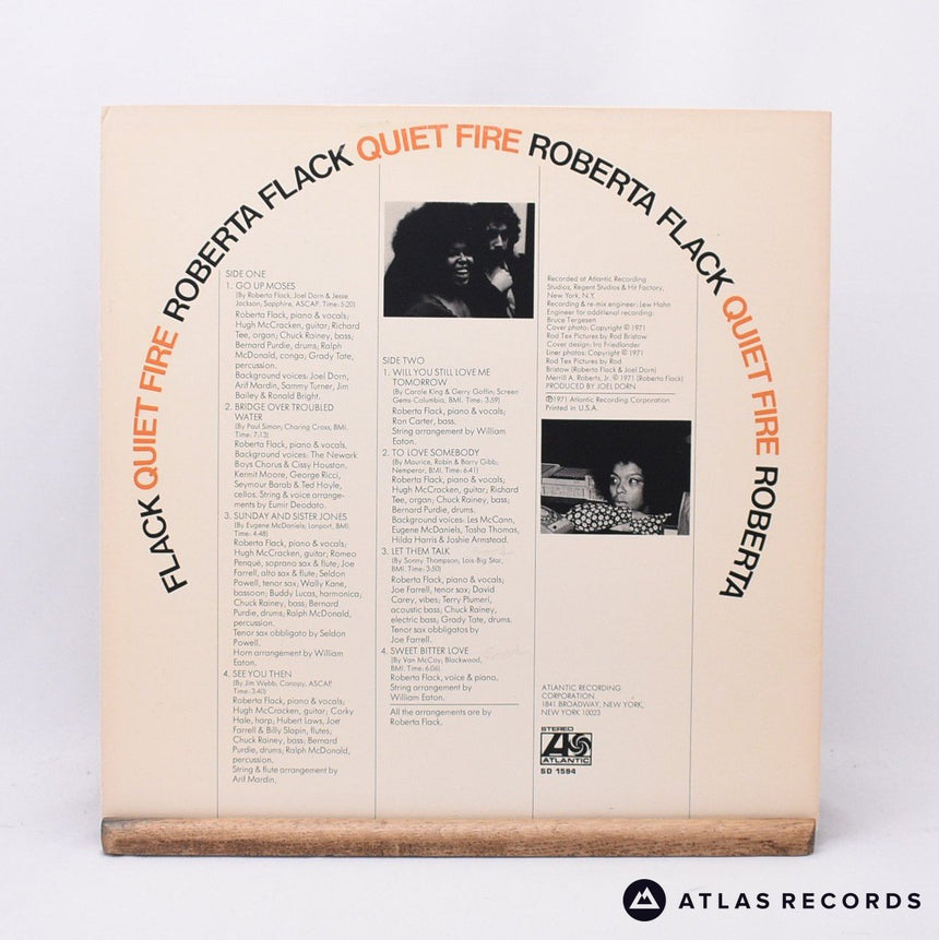 Roberta Flack - Quiet Fire - LP Vinyl Record - VG+/EX