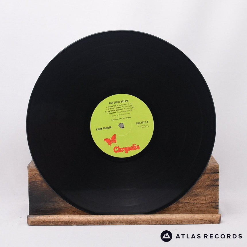 Robin Trower - For Earth Below - LP Vinyl Record - VG+/EX