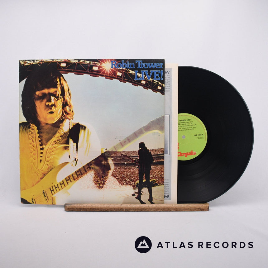 Robin Trower Robin Trower Live! LP Vinyl Record - Front Cover & Record