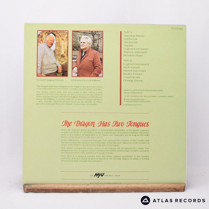 Robin Williamson - The Dragon Has Two Tongues - A1 B1 LP Vinyl Record - EX/VG+