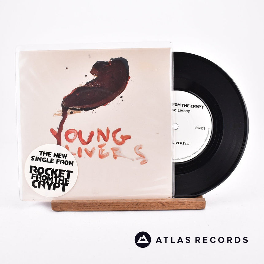 Rocket From The Crypt Young Livers 7" Vinyl Record - Front Cover & Record