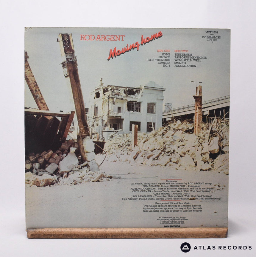 Rod Argent - Moving Home - LP Vinyl Record - EX/EX