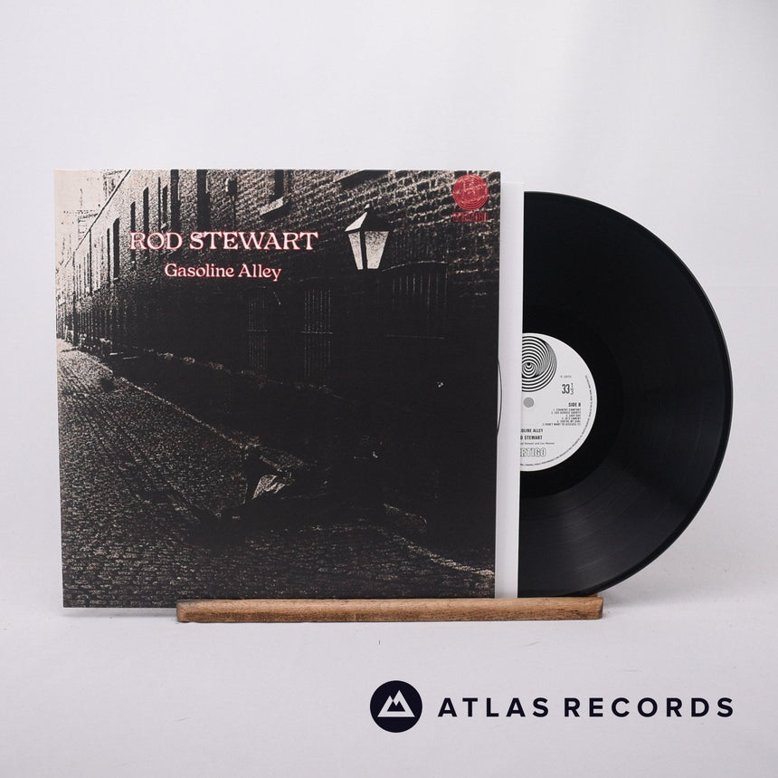 Rod Stewart Gasoline Alley LP Vinyl Record - Front Cover & Record