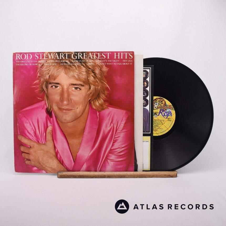 Rod Stewart Greatest Hits Vol. 1 LP Vinyl Record - Front Cover & Record