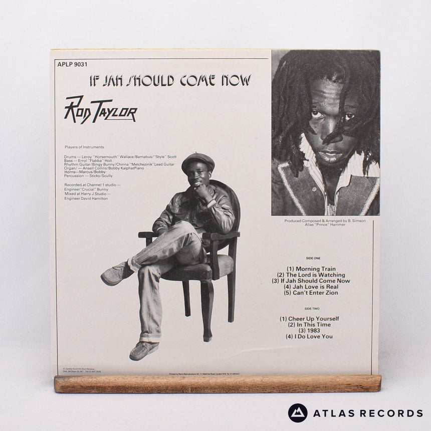 Rod Taylor - If Jah Should Come Now - White Label A B LP Vinyl Record - EX/EX