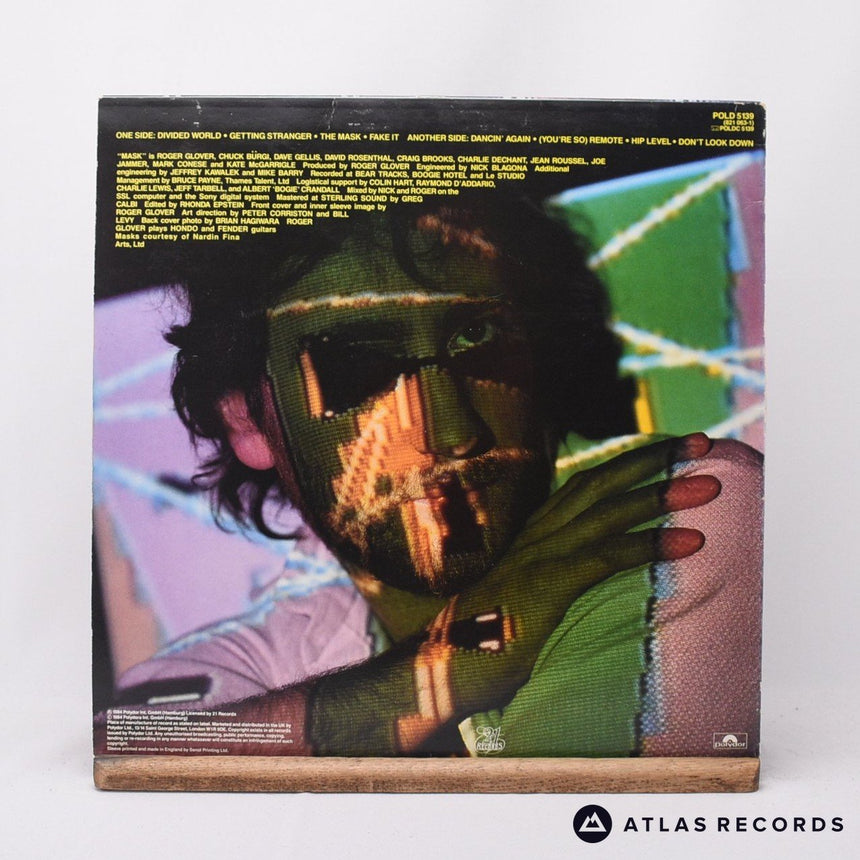 Roger Glover - Mask - LP Vinyl Record - VG+/EX