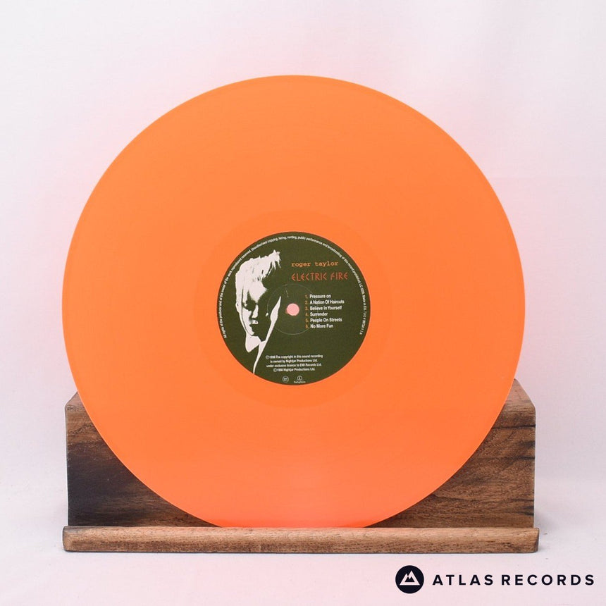 Roger Taylor - Electric Fire - Orange LP Vinyl Record - NM/NM