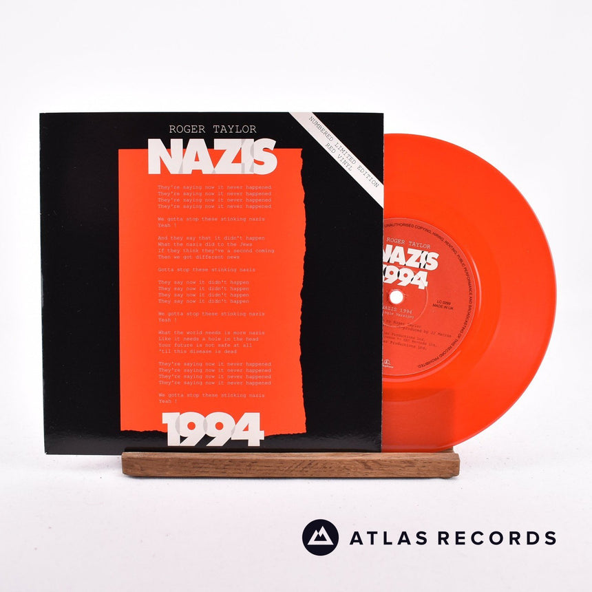 Roger Taylor Nazis 1994 7" Vinyl Record - Front Cover & Record