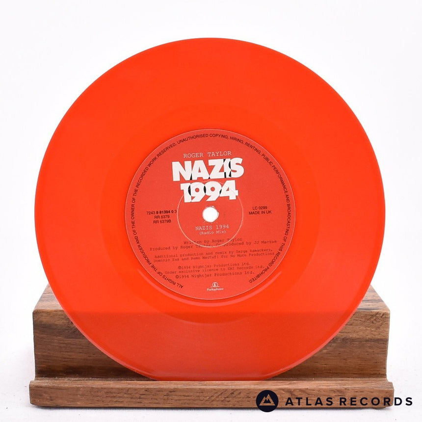 Roger Taylor - Nazis 1994 - Red Limited Edition Numbered 7" Vinyl Record - NM/EX