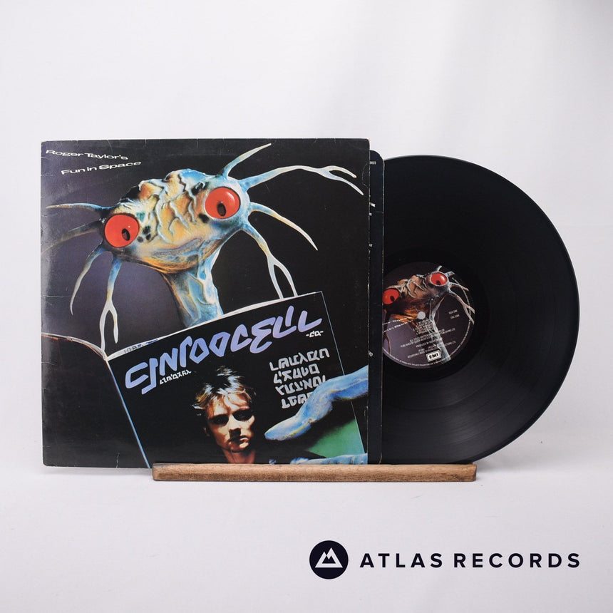 Roger Taylor Roger Taylor's Fun In Space LP Vinyl Record - Front Cover & Record