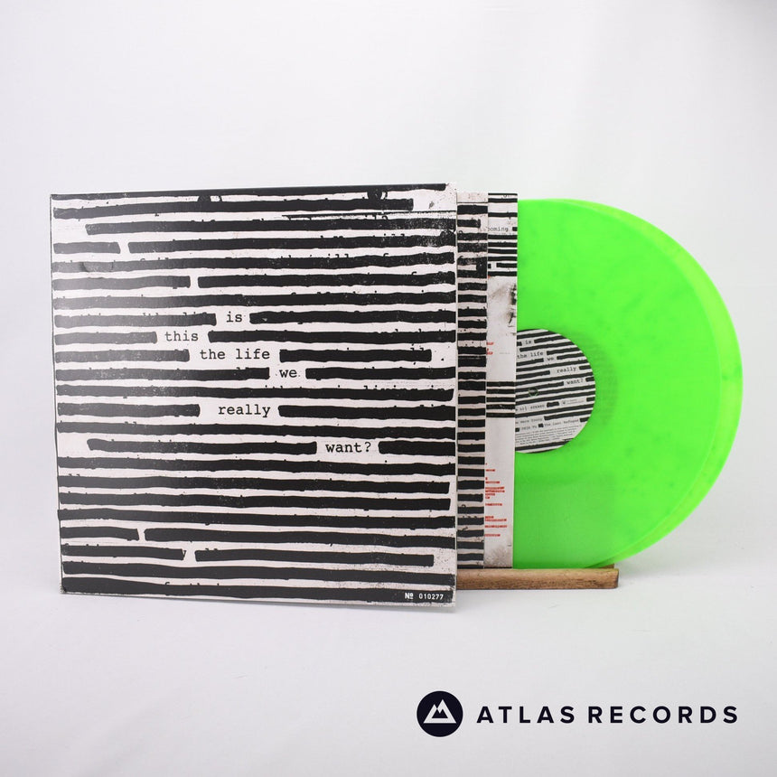 Roger Waters Is This The Life We Really Want? 2 x LP Vinyl Record - Front Cover & Record