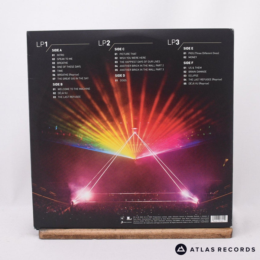 Roger Waters - Us + Them - Booklet Tri-Fold Sleeve 3 x LP Vinyl Record - EX/EX