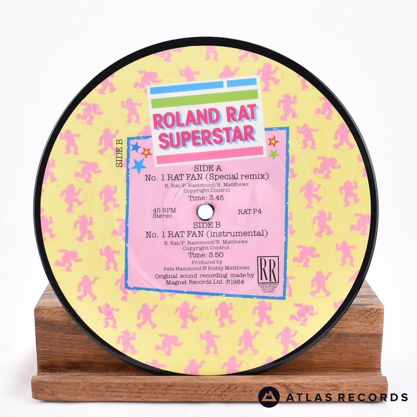 Roland Rat Superstar - No.1 Rat Fan - Picture Disc 7" Vinyl Record - VG+