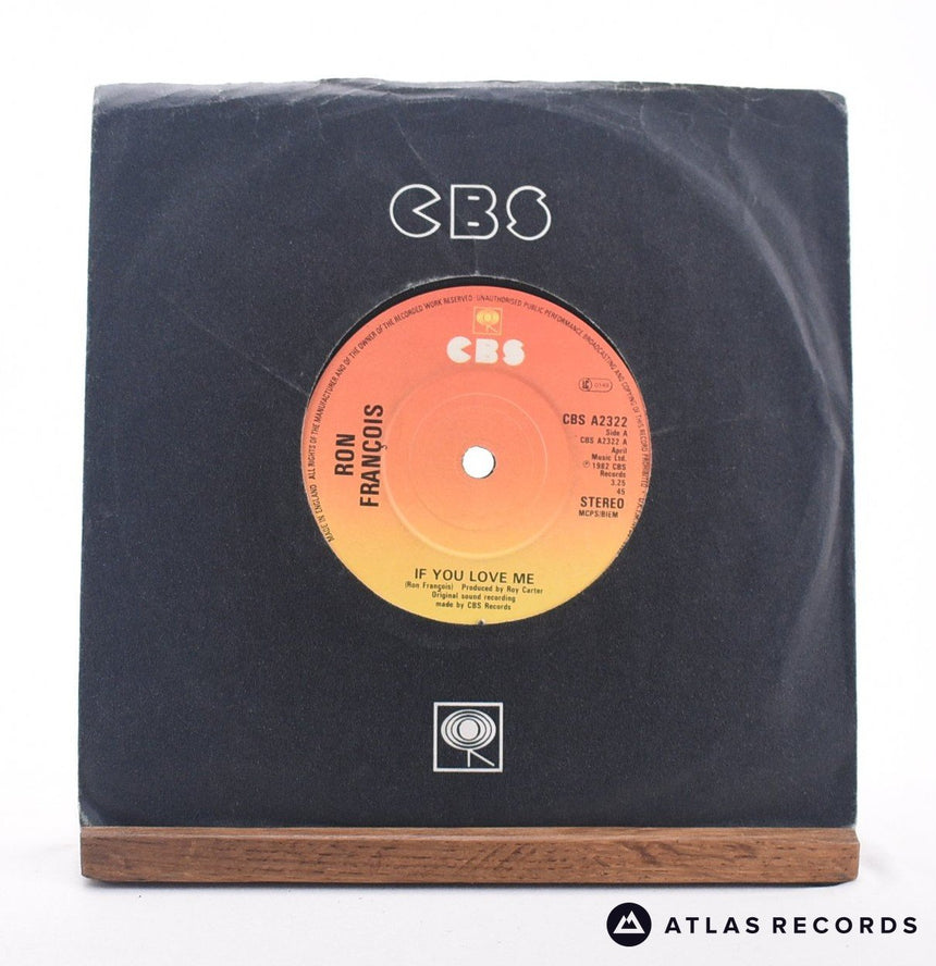 Ron Francois If You Love Me 7" Vinyl Record - In Sleeve