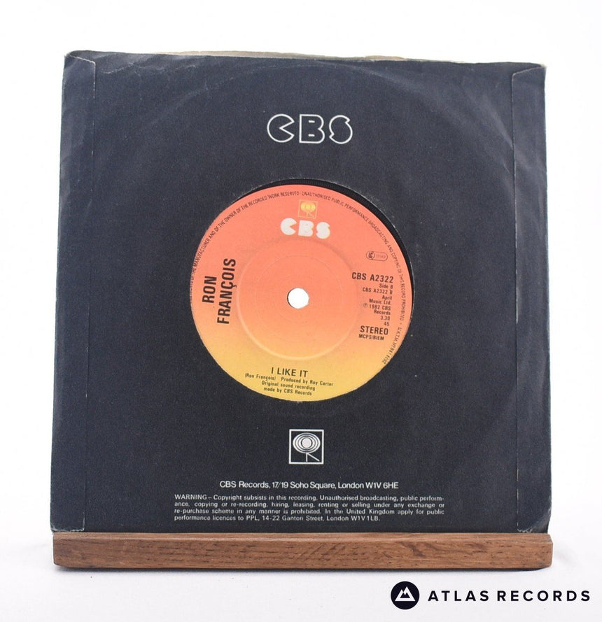 Ron Francois - If You Love Me - 7" Vinyl Record - VG+/VG+