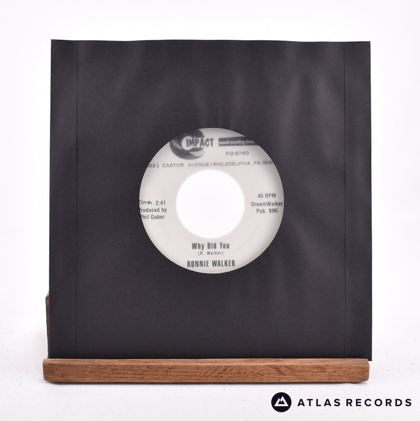 Ronnie Walker - Trouble - 7" Vinyl Record - EX