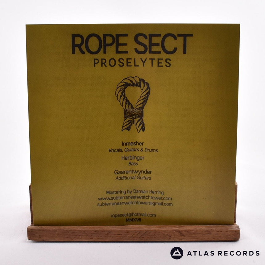 Rope Sect - Proselytes - Gold Insert Limited Edition 7" EP Vinyl Record - NM/NM