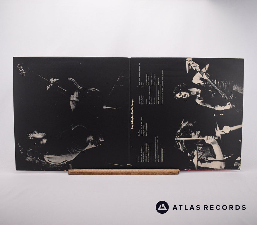 Rory Gallagher - Live! In Europe - Gatefold A//2 B//1 LP Vinyl Record - VG+/EX