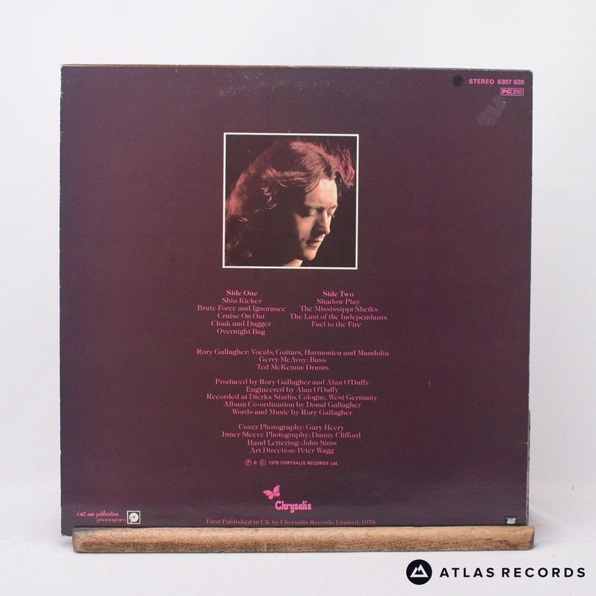 Rory Gallagher - Photo-Finish - France 1Y 2Y LP Vinyl Record - EX/EX