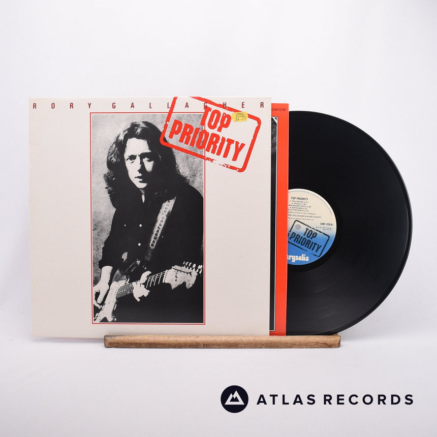 Rory Gallagher Top Priority LP Vinyl Record - Front Cover & Record
