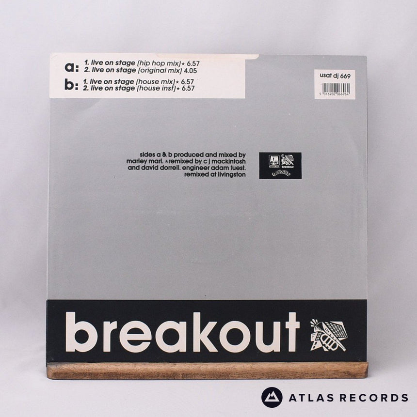 Roxanne Shanté - Live On Stage - Insert Promo 12" Vinyl Record - EX/VG+