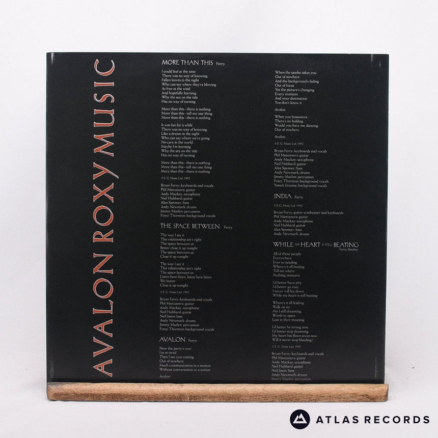 Roxy Music - Avalon - A//3 B//4 LP Vinyl Record - EX/VG+
