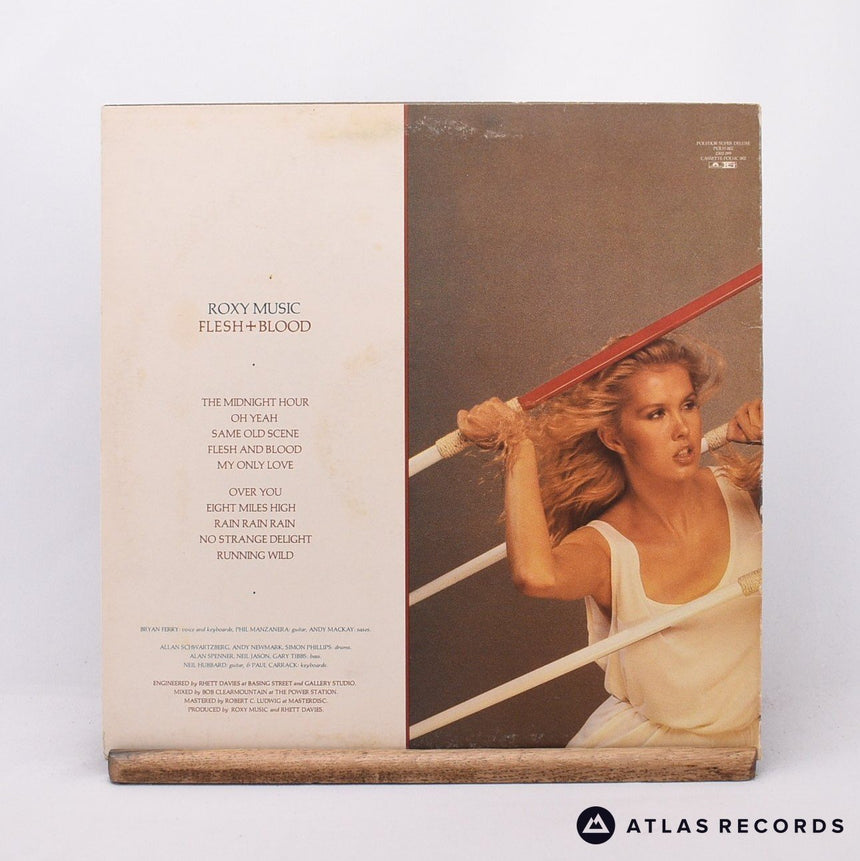 Roxy Music - Flesh + Blood - Strawberry LP Vinyl Record - VG+/EX