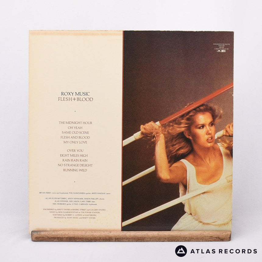 Roxy Music - Flesh + Blood - Strawberry LP Vinyl Record - VG+/VG+