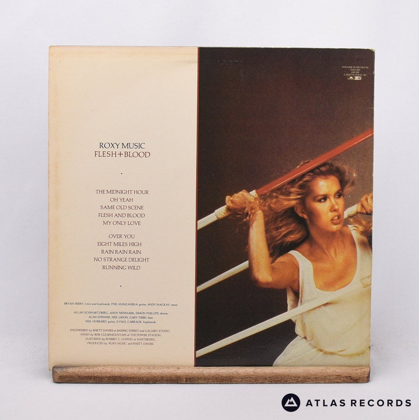 Roxy Music - Flesh + Blood - Strawberry LP Vinyl Record - VG+/VG+