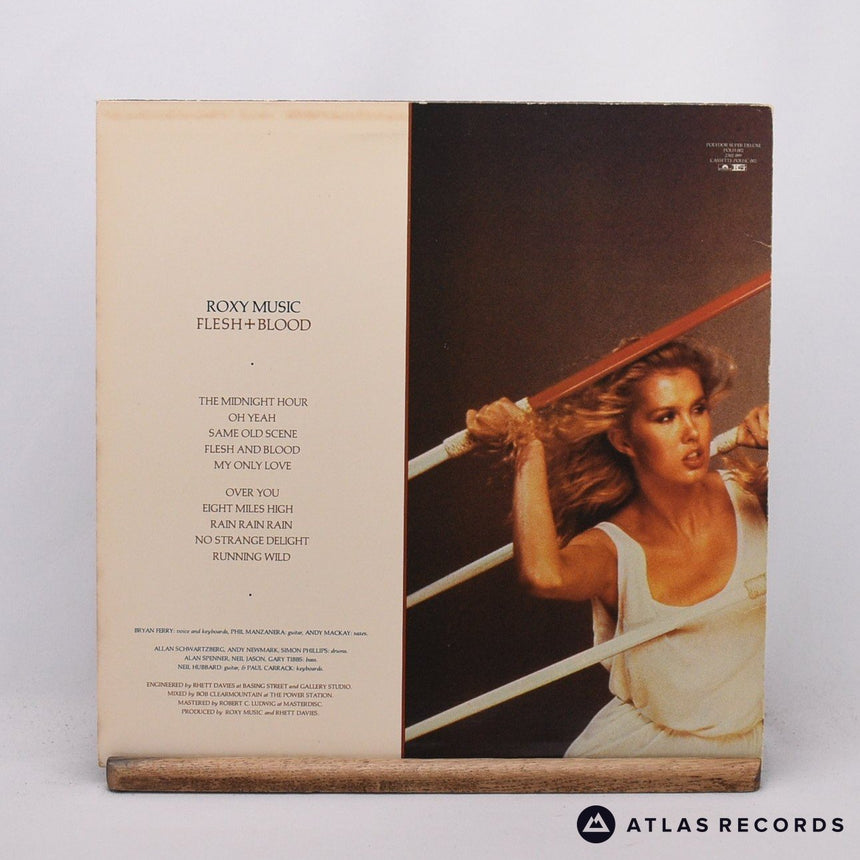 Roxy Music - Flesh + Blood - Strawberry LP Vinyl Record - EX/EX