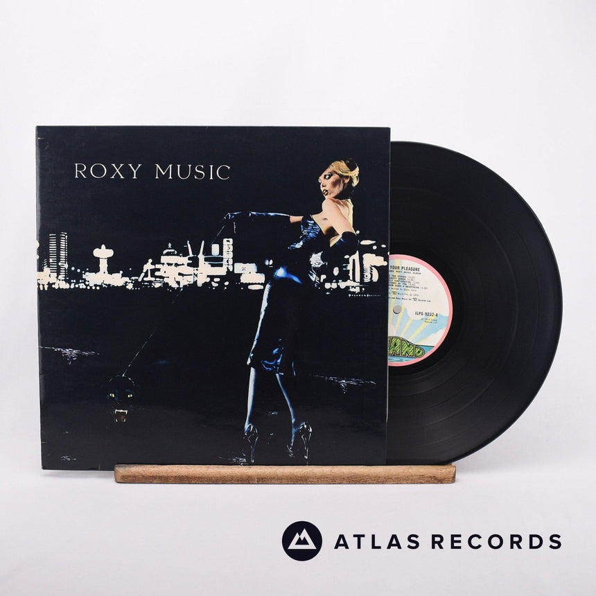 Roxy Music For Your Pleasure LP Vinyl Record - Front Cover & Record