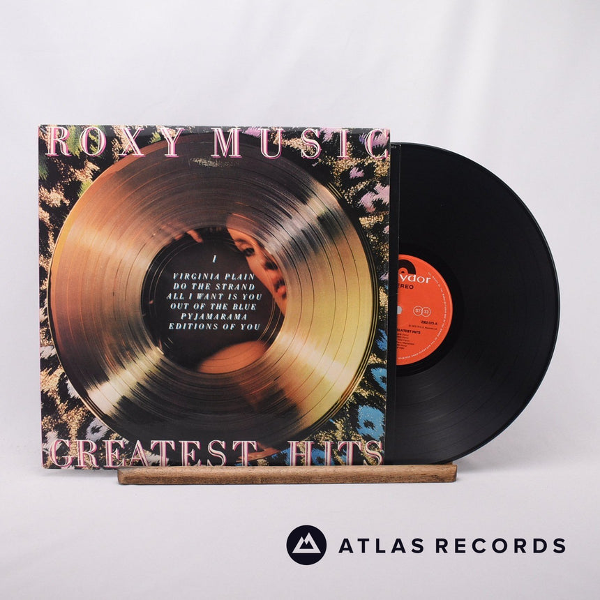 Roxy Music Greatest Hits LP Vinyl Record - Front Cover & Record