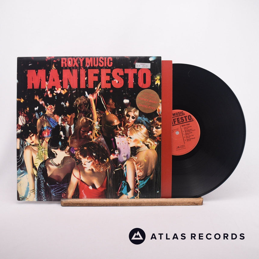 Roxy Music Manifesto LP Vinyl Record - Front Cover & Record