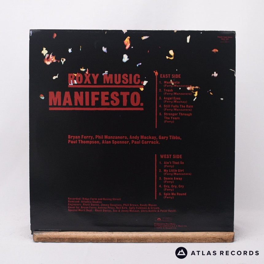 Roxy Music - Manifesto - Strawberry LP Vinyl Record - EX/EX