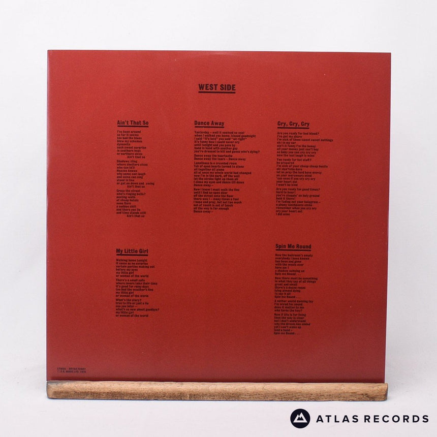 Roxy Music - Manifesto - Strawberry LP Vinyl Record - EX/EX