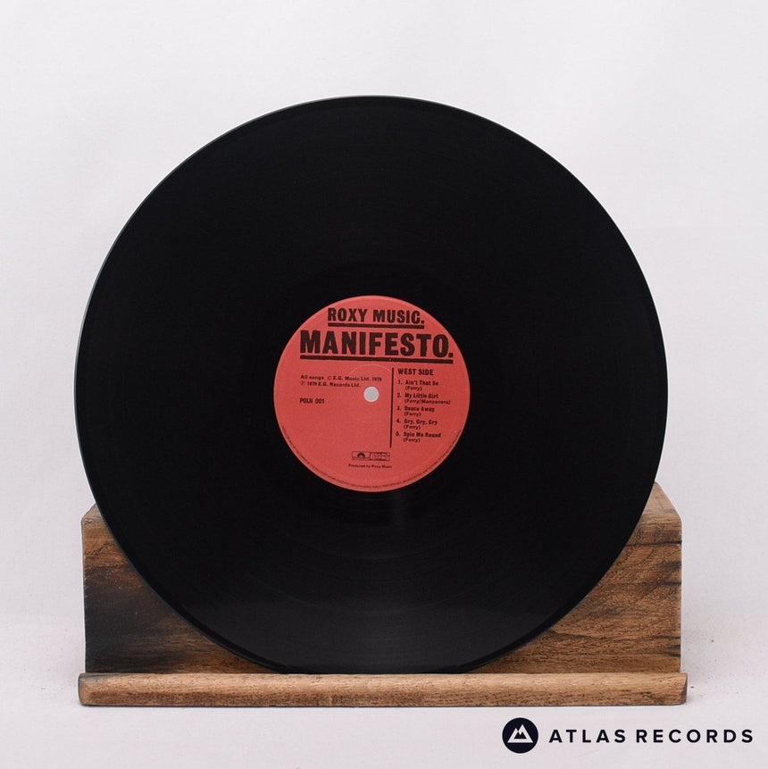 Roxy Music - Manifesto - Strawberry LP Vinyl Record - EX/EX