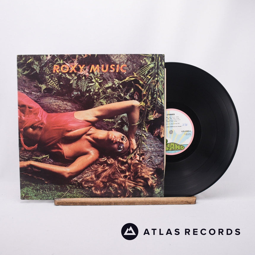 Roxy Music Stranded LP Vinyl Record - Front Cover & Record