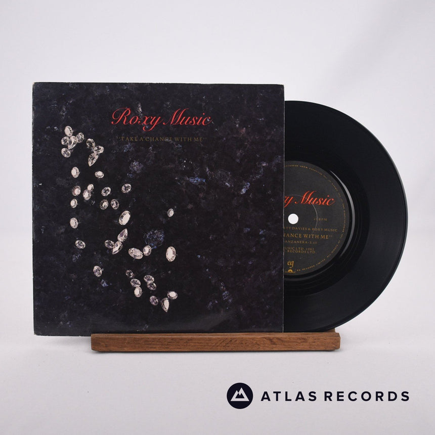 Roxy Music Take A Chance With Me 7" Vinyl Record - Front Cover & Record
