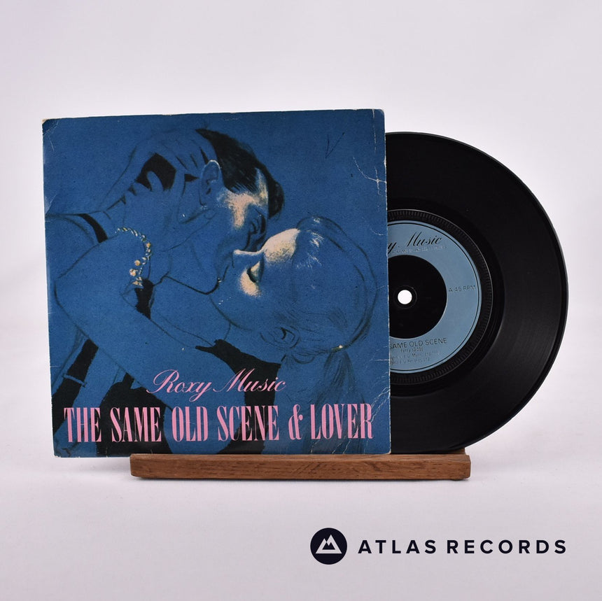 Roxy Music The Same Old Scene & Lover 7" Vinyl Record - Front Cover & Record