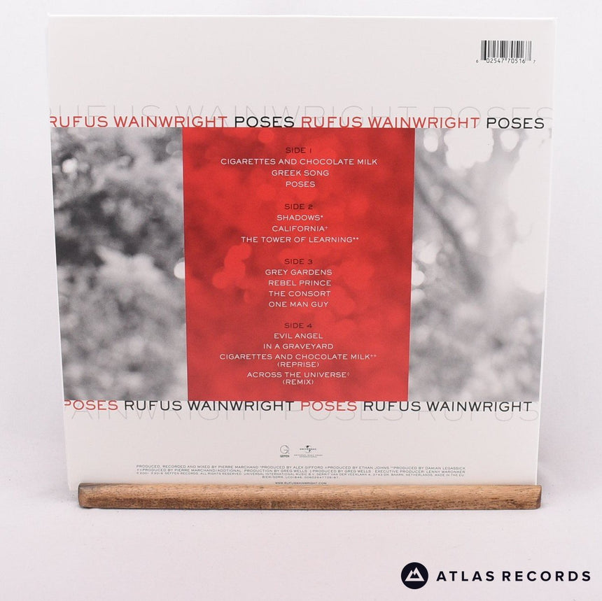 Rufus Wainwright - Poses - 180G 2A 1B 1C 1D 2 x LP Vinyl Record - NM/NM