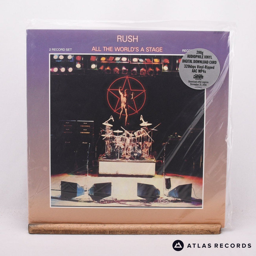 Rush All The World's A Stage 2 x LP Vinyl Record - Front Cover & Record