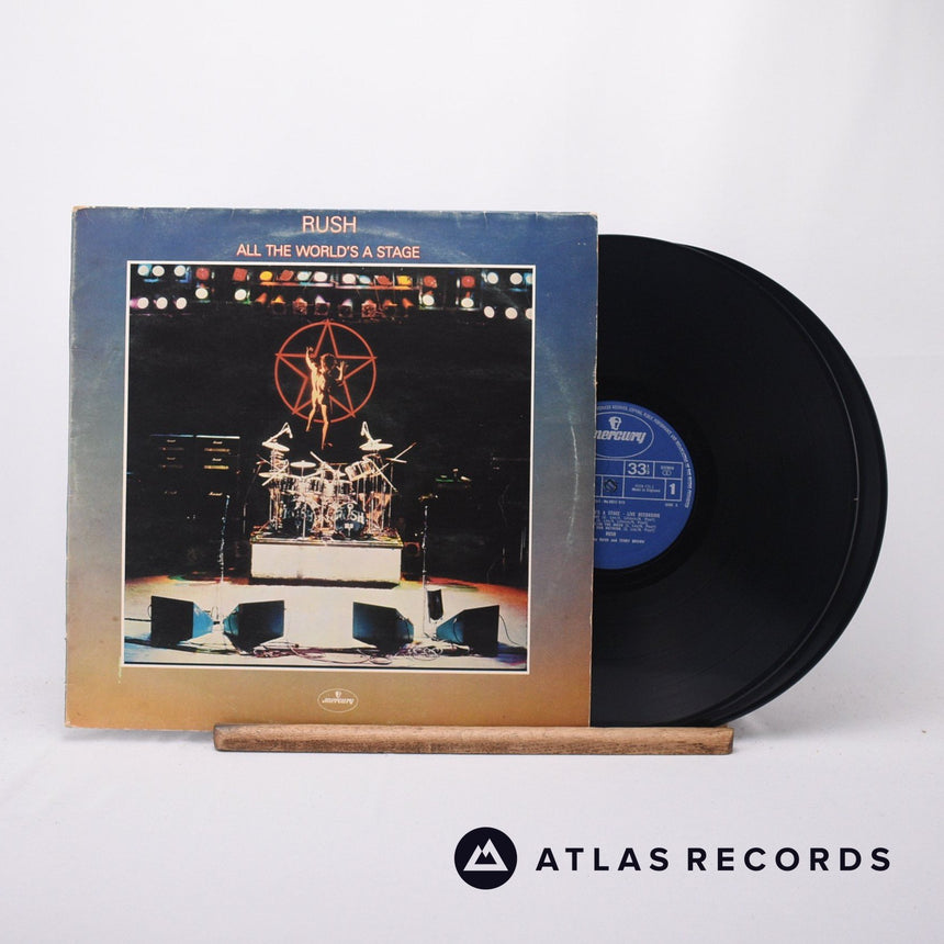 Rush - All The World's A Stage - Double LP Vinyl Record - VG+/VG+