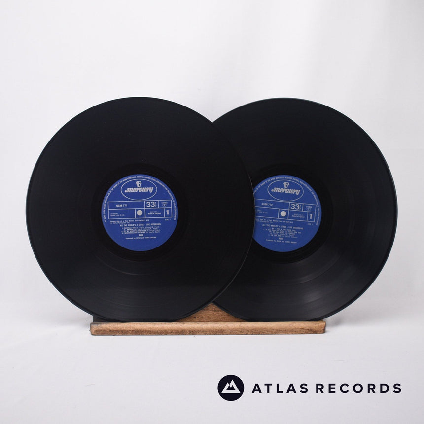 Rush - All The World's A Stage - Gatefold 1Y 2Y 2 x LP Vinyl Record - VG+/EX